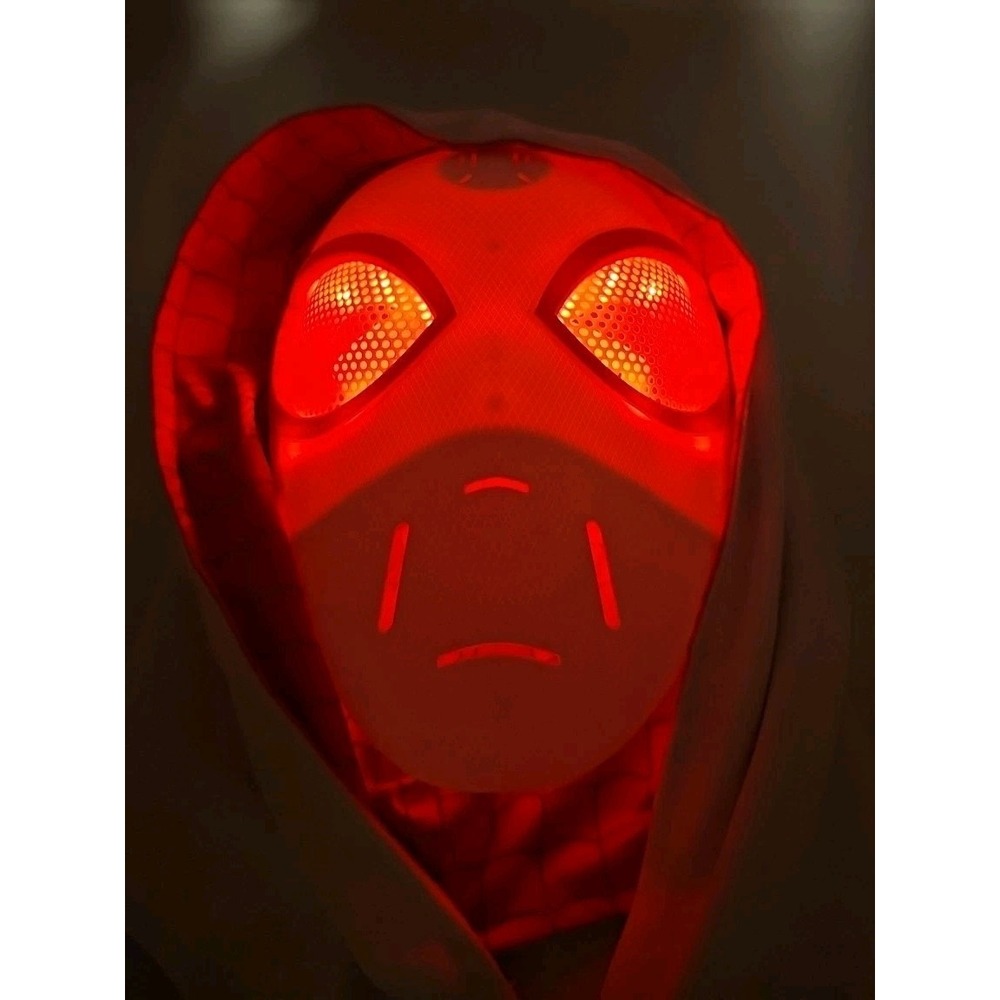 Spiderman Ghost Spider Gwen Mask One Size Light Up and Sounds *Tested✔️*